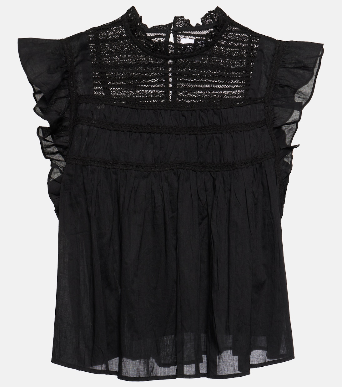 Blusa Inessa in cotone con balze | Velvet
