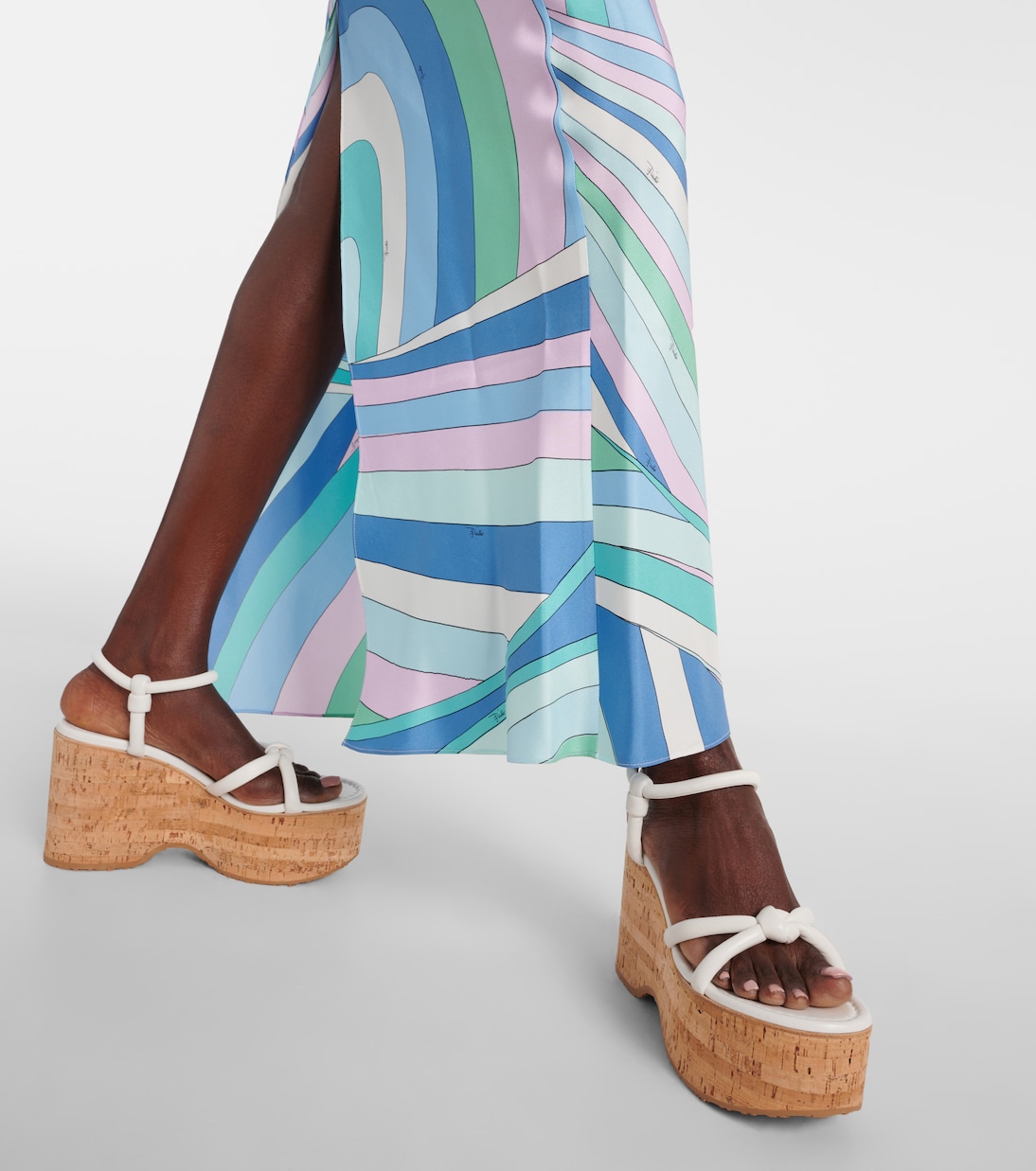 Sandali Alma in pelle con zeppa | Gianvito Rossi
