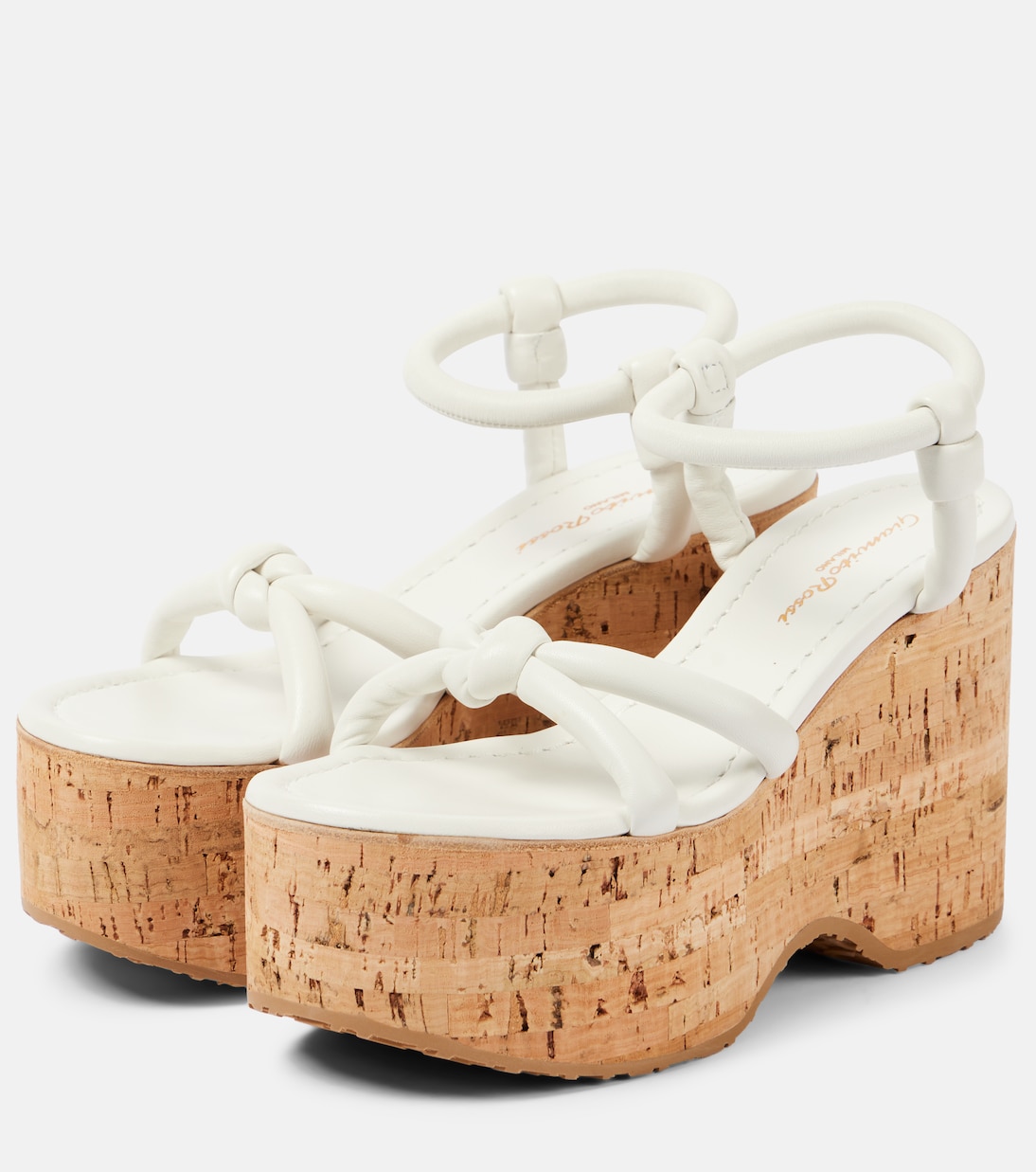 Sandali Alma in pelle con zeppa | Gianvito Rossi