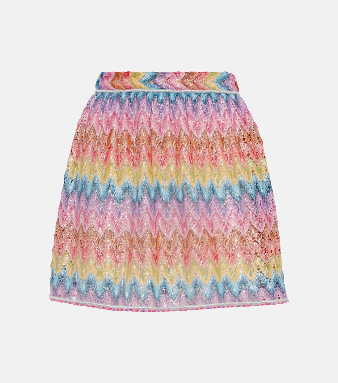 Minifalda de pointelle en zigzag | Missoni
