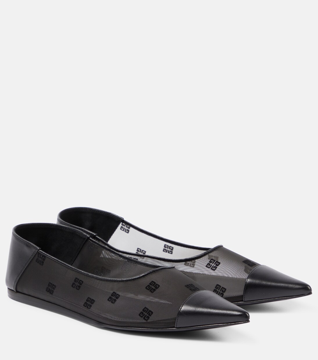 Ballerinas 4G aus Mesh mit Leder | Givenchy