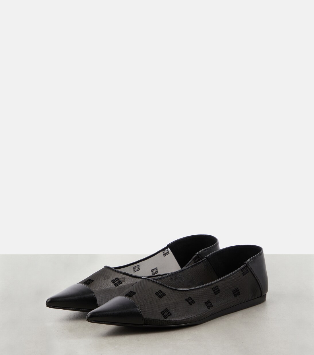 Ballerinas 4G aus Mesh mit Leder | Givenchy