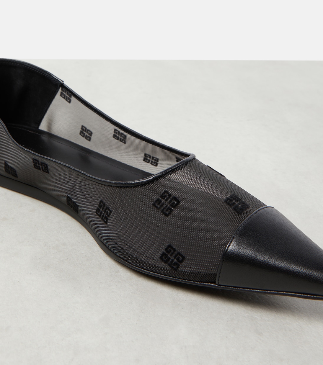 Ballerinas 4G aus Mesh mit Leder | Givenchy