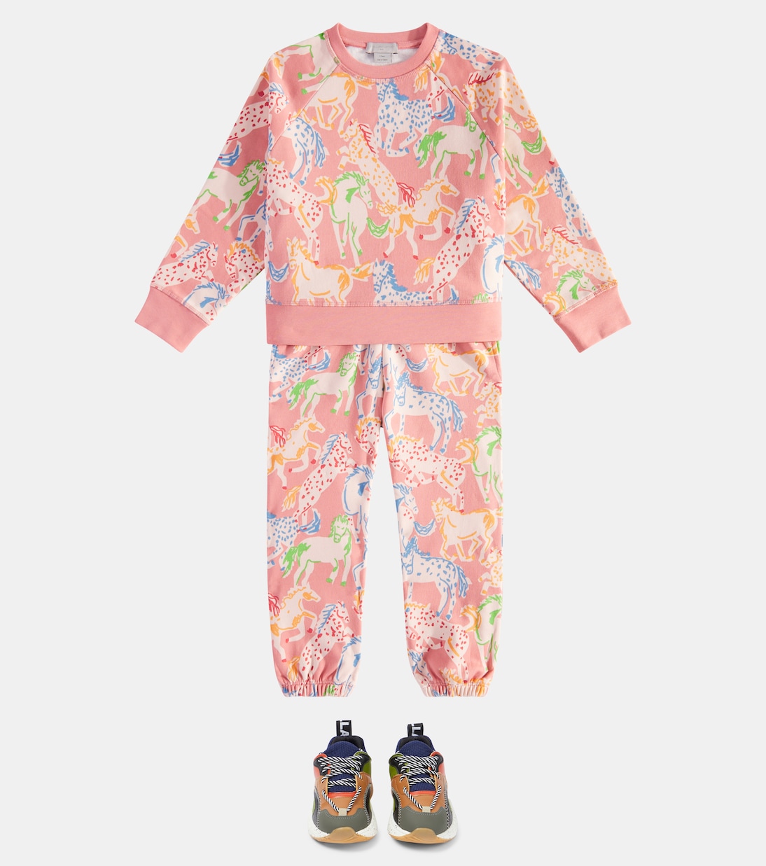 Chándal Prairie Horses de algodón | Stella McCartney Kids