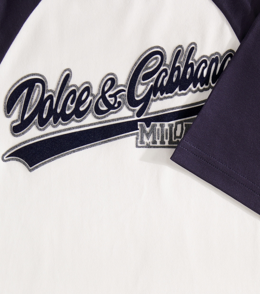 T-shirt in jersey di cotone con logo | Dolce&Gabbana Kids