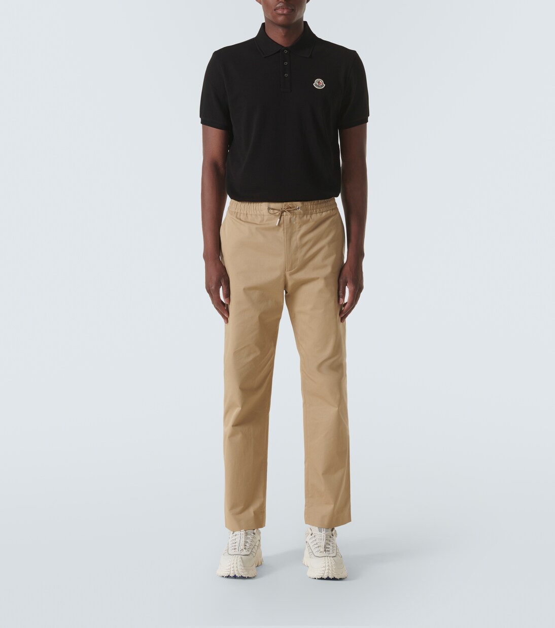 Polo en coton à logo | Moncler
