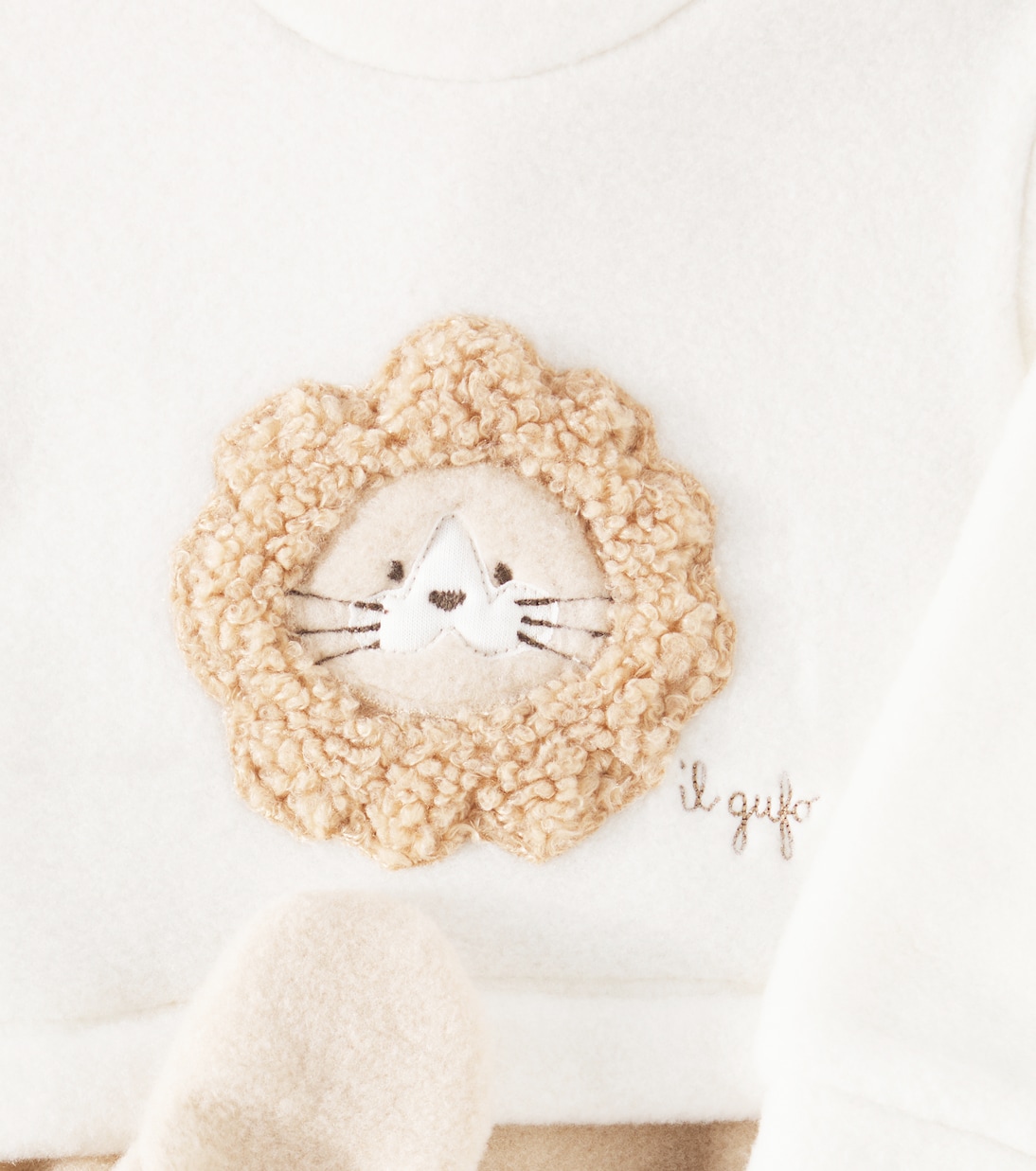 Baby patch-appliqué onesie | Il Gufo