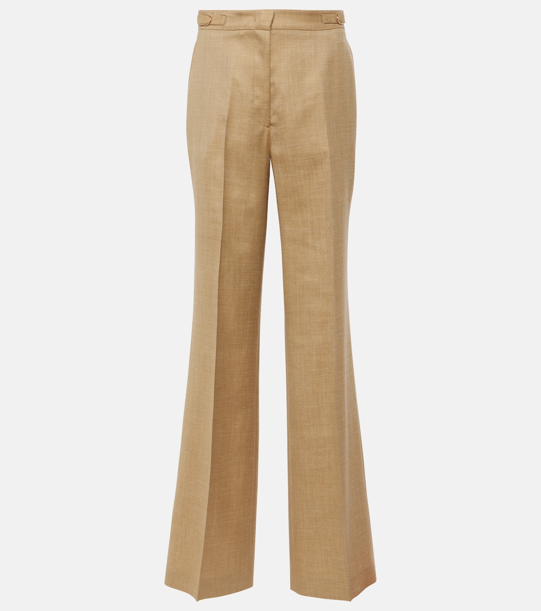 Pantaloni flared in lana, seta e lino | Gabriela Hearst