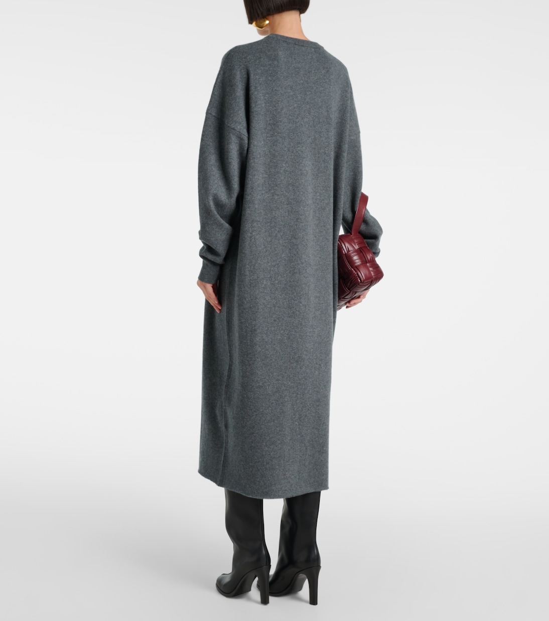 N°106 Weird Short cashmere-blend dress | Extreme Cashmere