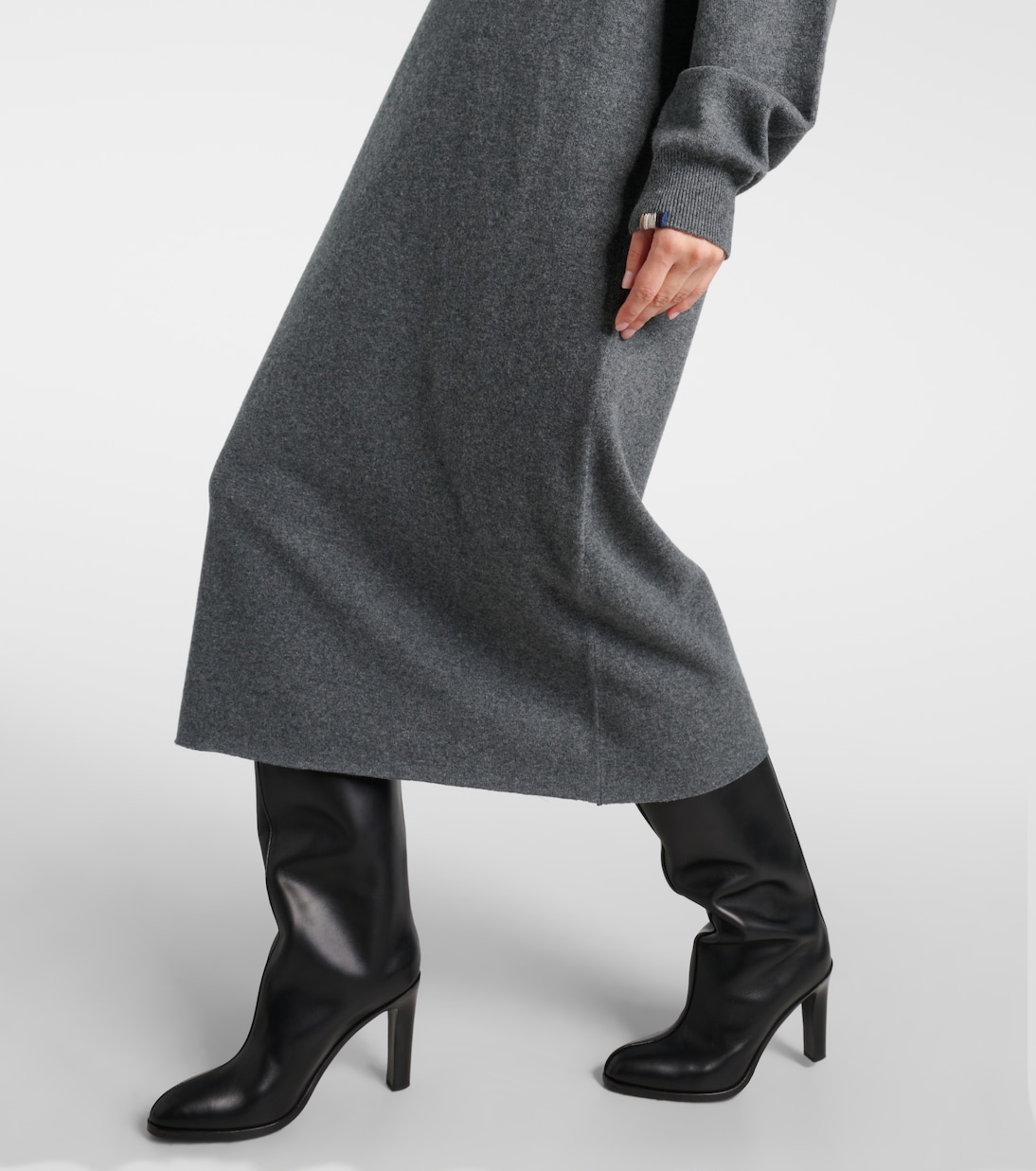 N°106 Weird Short cashmere-blend dress | Extreme Cashmere