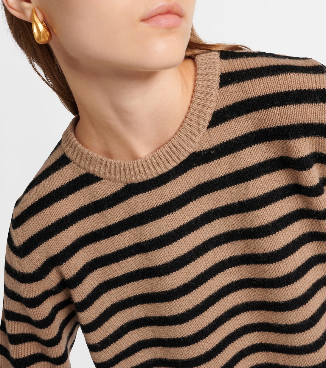 Jersey de lana y cachemir a rayas | Jardin des Orangers