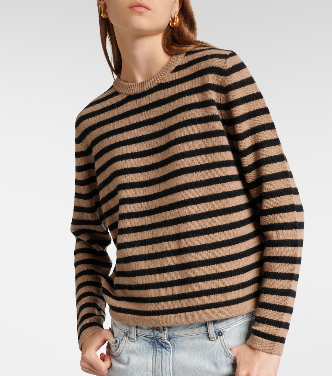 Jersey de lana y cachemir a rayas | Jardin des Orangers