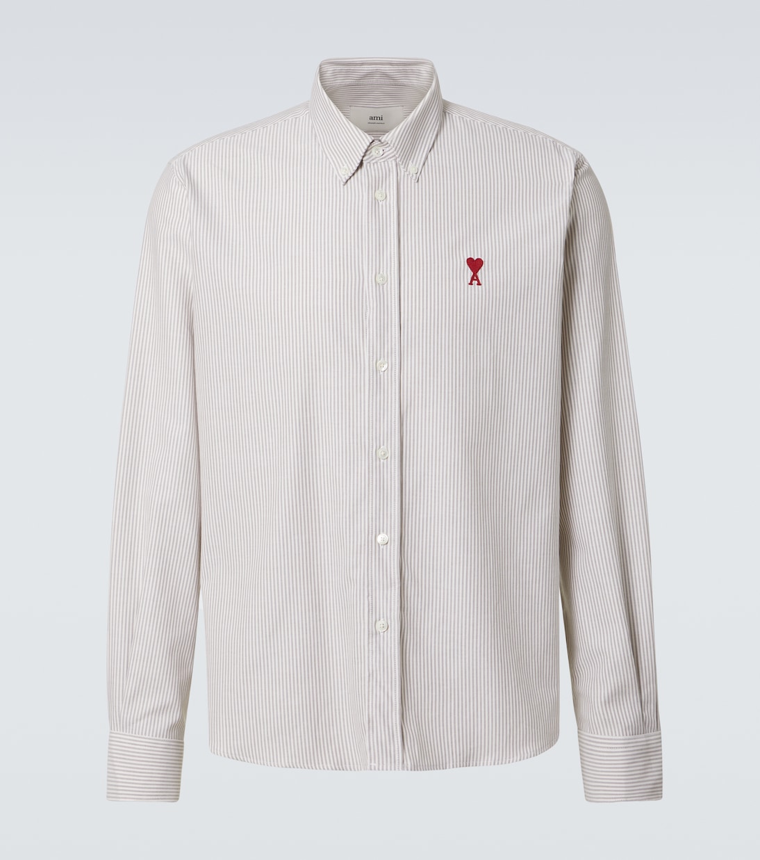 Chemise Ami De Cœur rayée en coton | Ami Paris