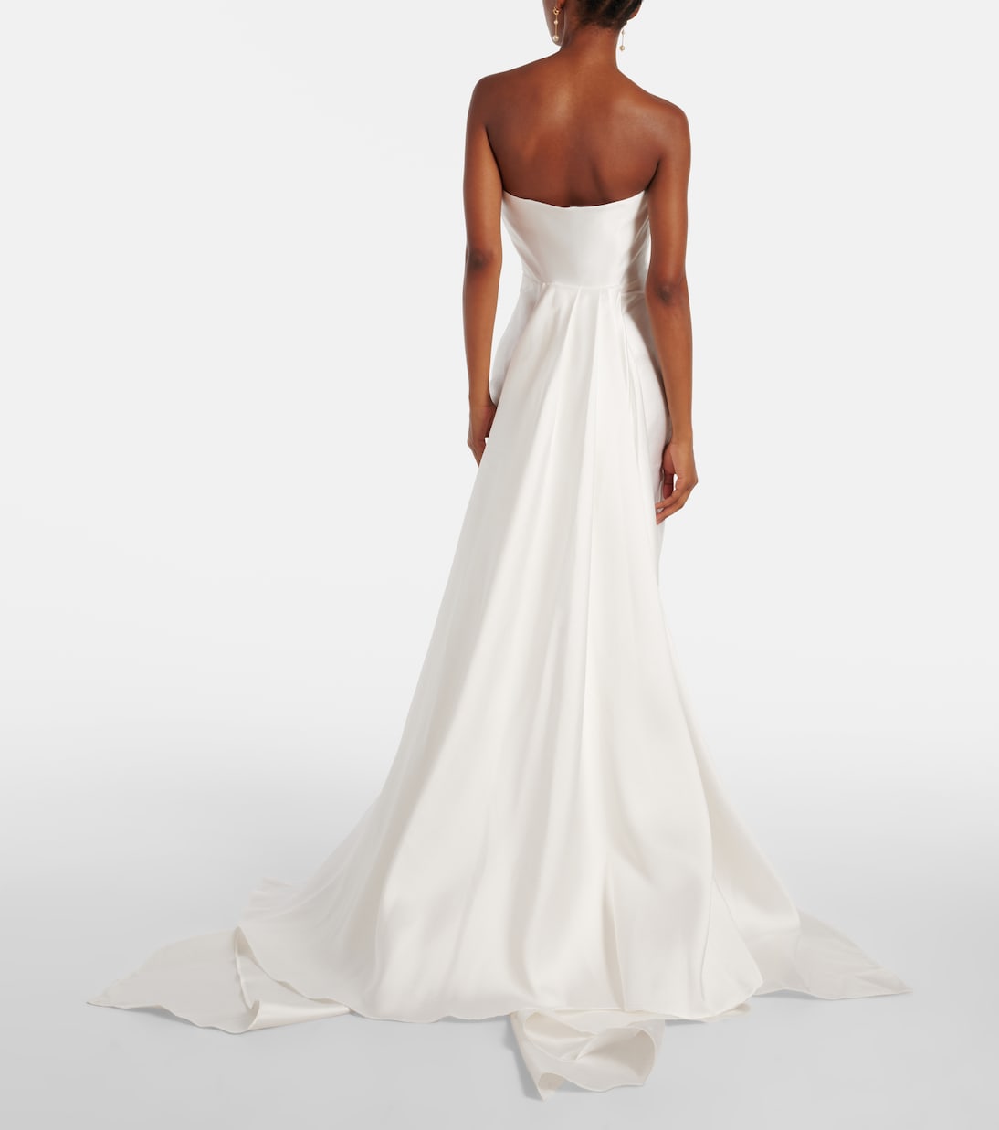 Vestido de Novia Sin Mangas en Satinado Brillante por Solace London – Colección Imani