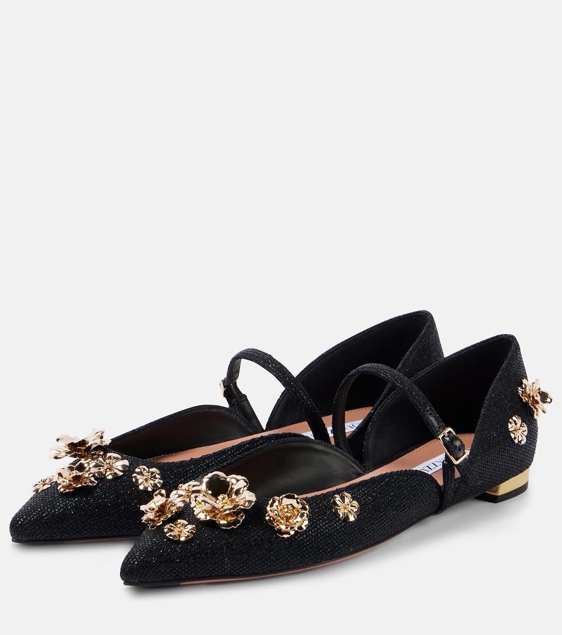 Bloom embellished ballet flats | Aquazzura