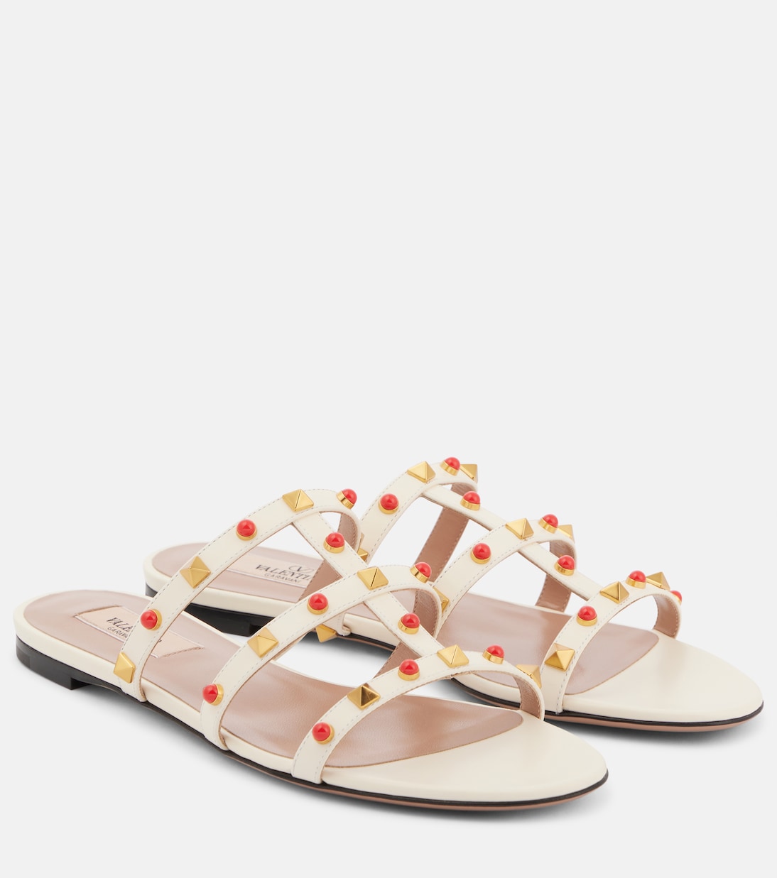 Scarpe Sandalo Rockstud in Pelle Valentino Garavani - Stile Giovane e Moderno