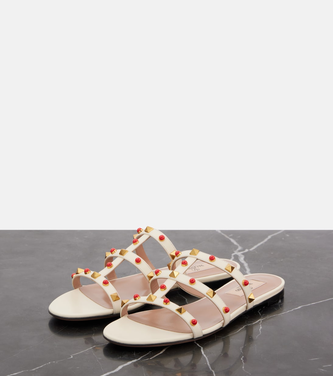 Scarpe Sandalo Rockstud in Pelle Valentino Garavani - Stile Giovane e Moderno