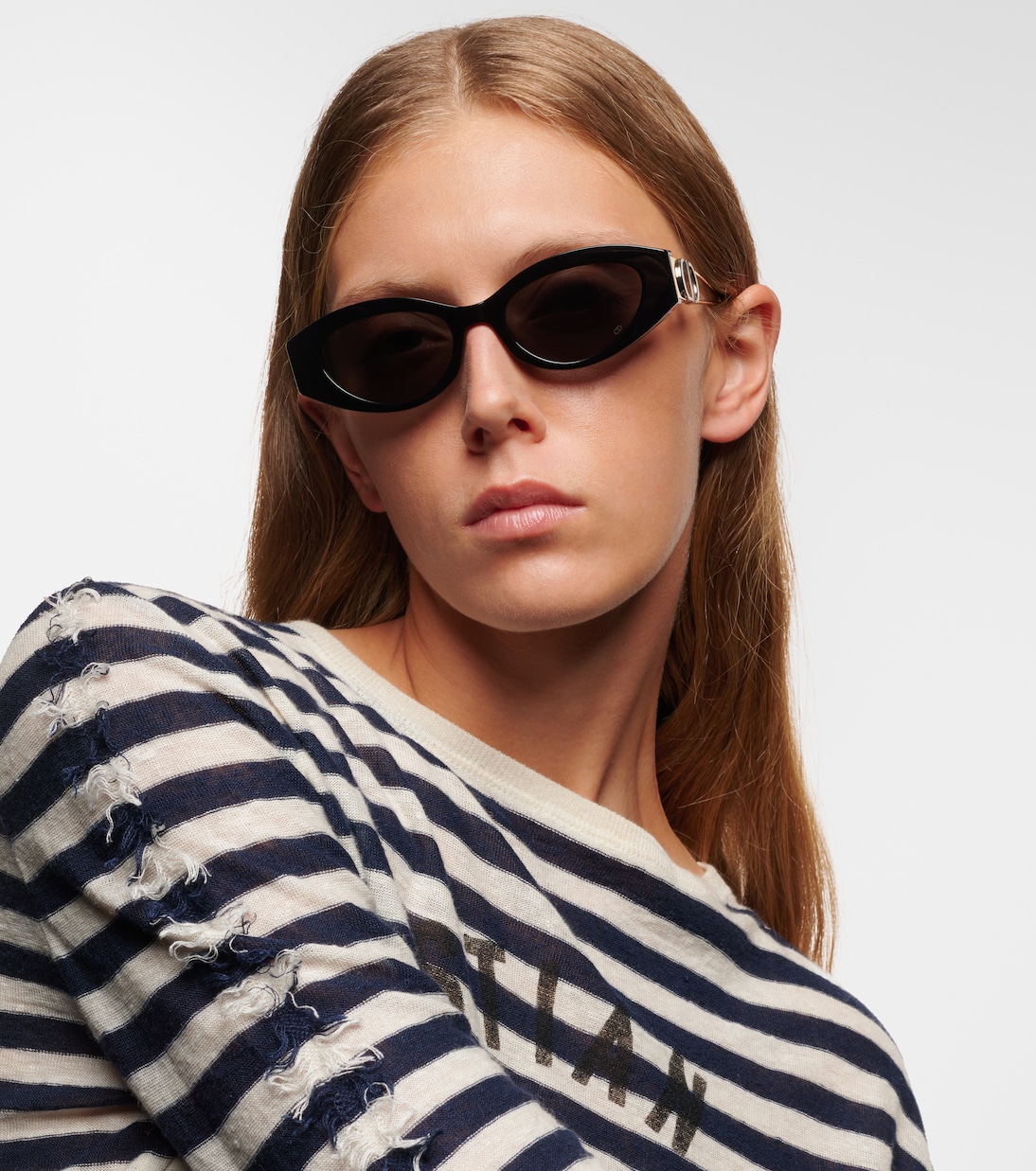 Occhiali da sole DIOR 30Montaigne a forma di gatto, stile giovane e trendy
