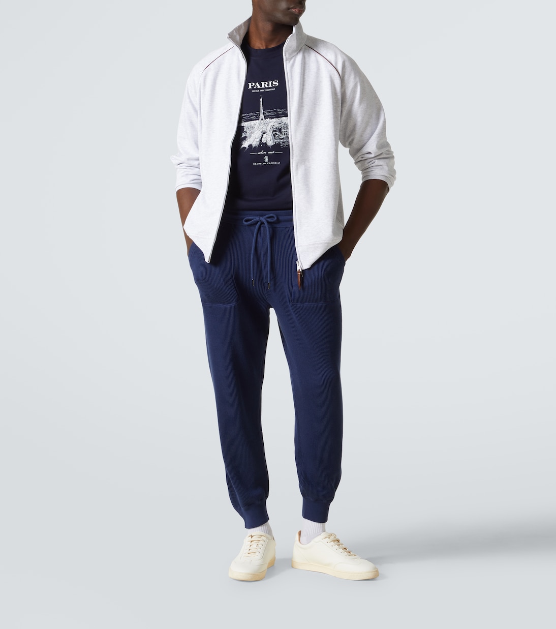 Pantalones deportivos de algodón | Brunello Cucinelli