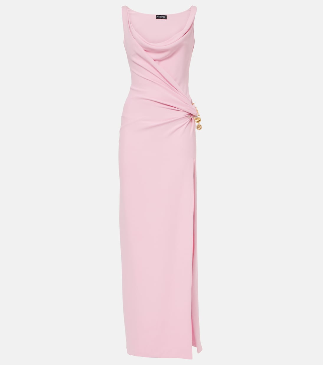 Robe longue en soie | Versace