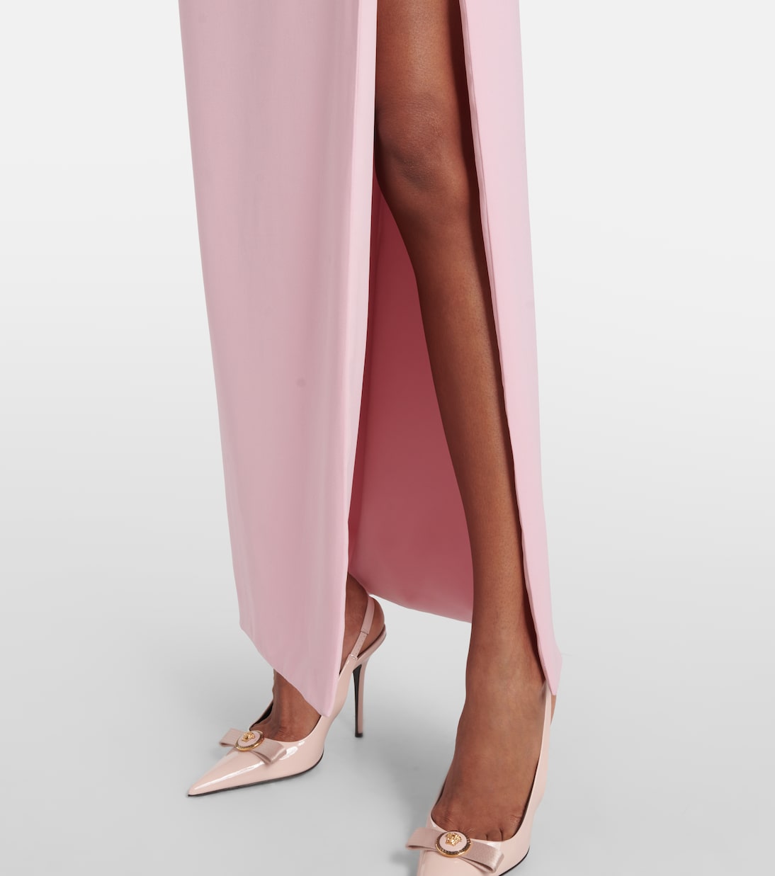 Robe longue en soie | Versace