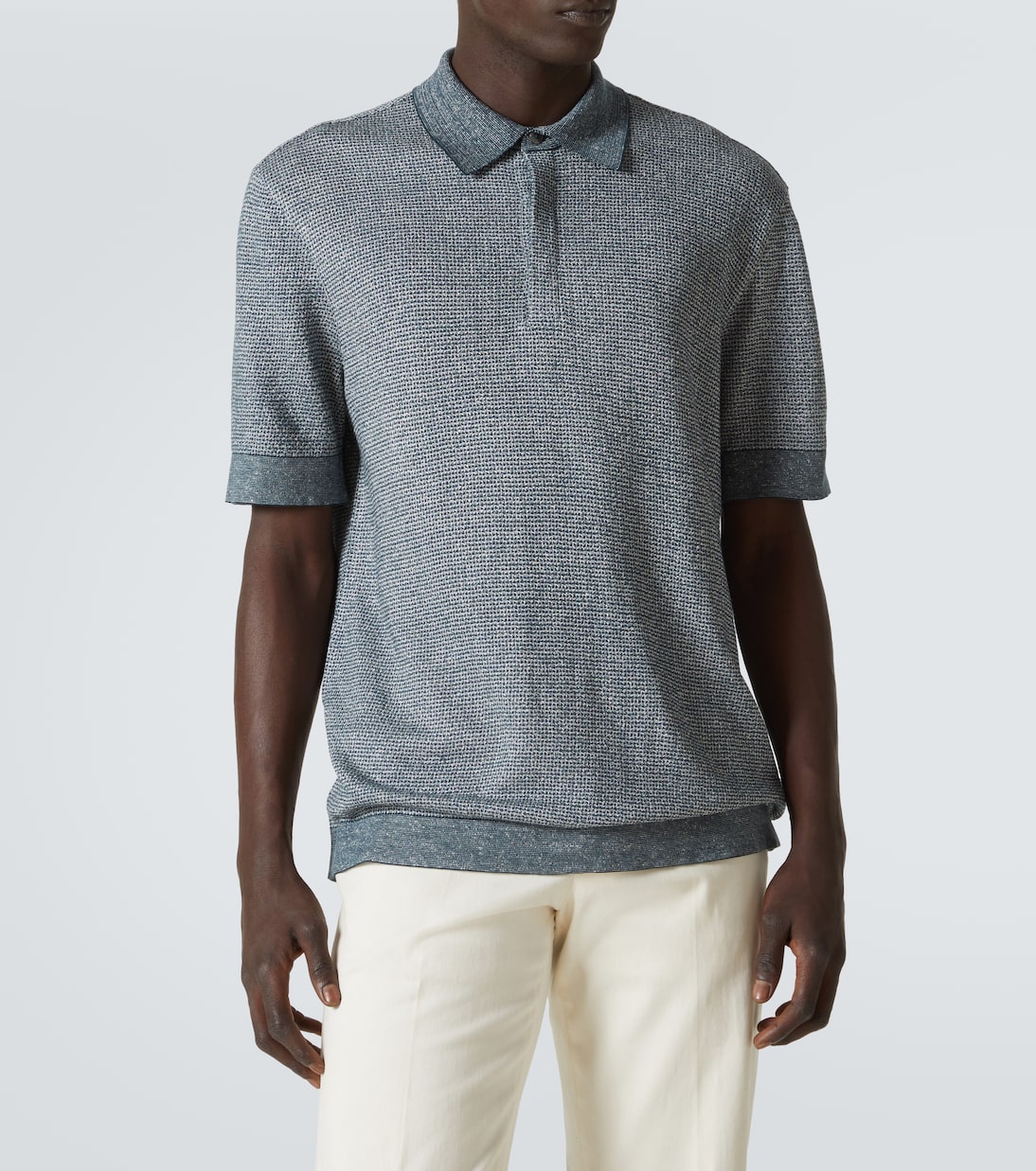 Polo in cotone, lino e seta | Zegna