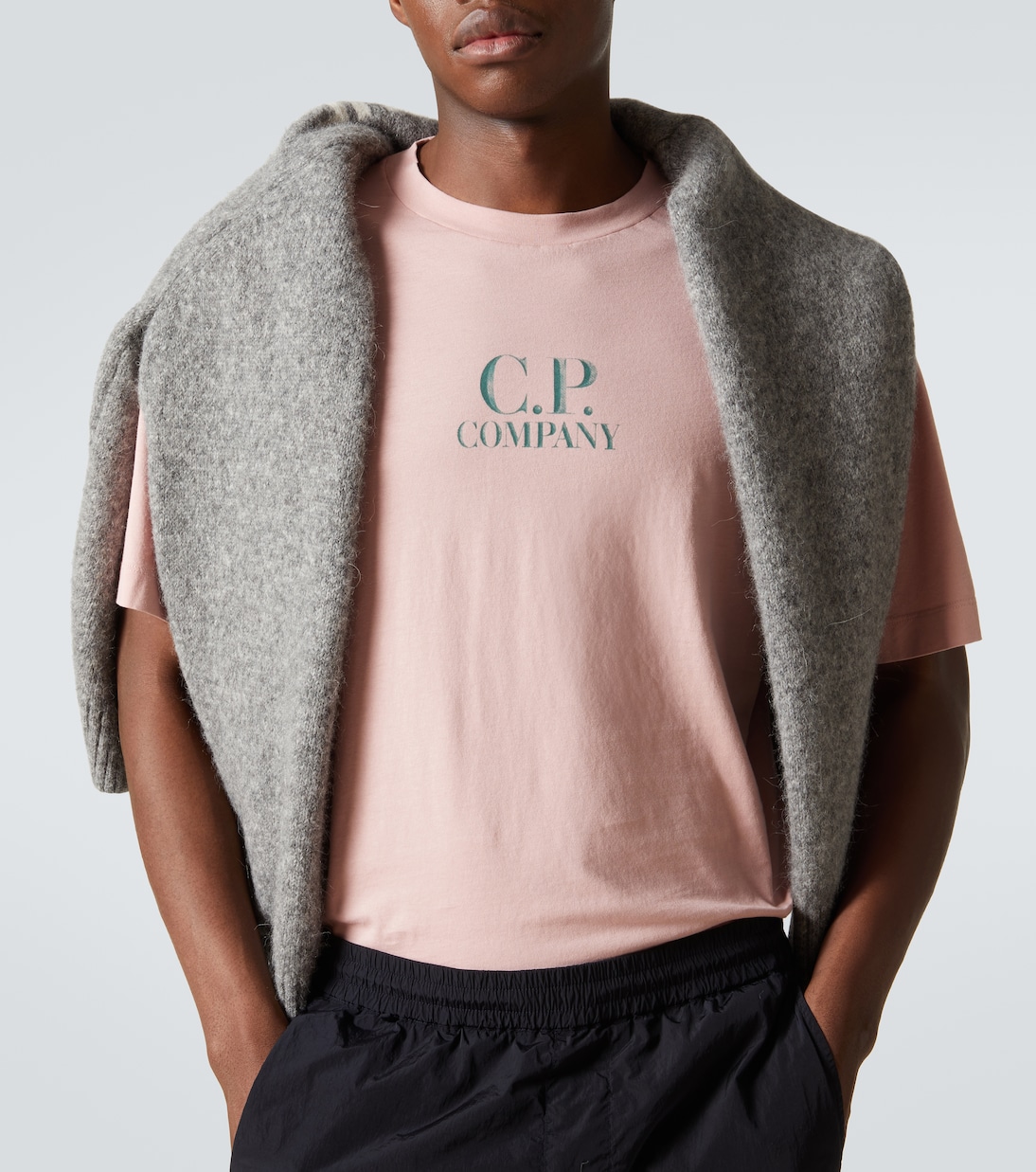 Camiseta en jersey de algodón con logo | C.P. Company