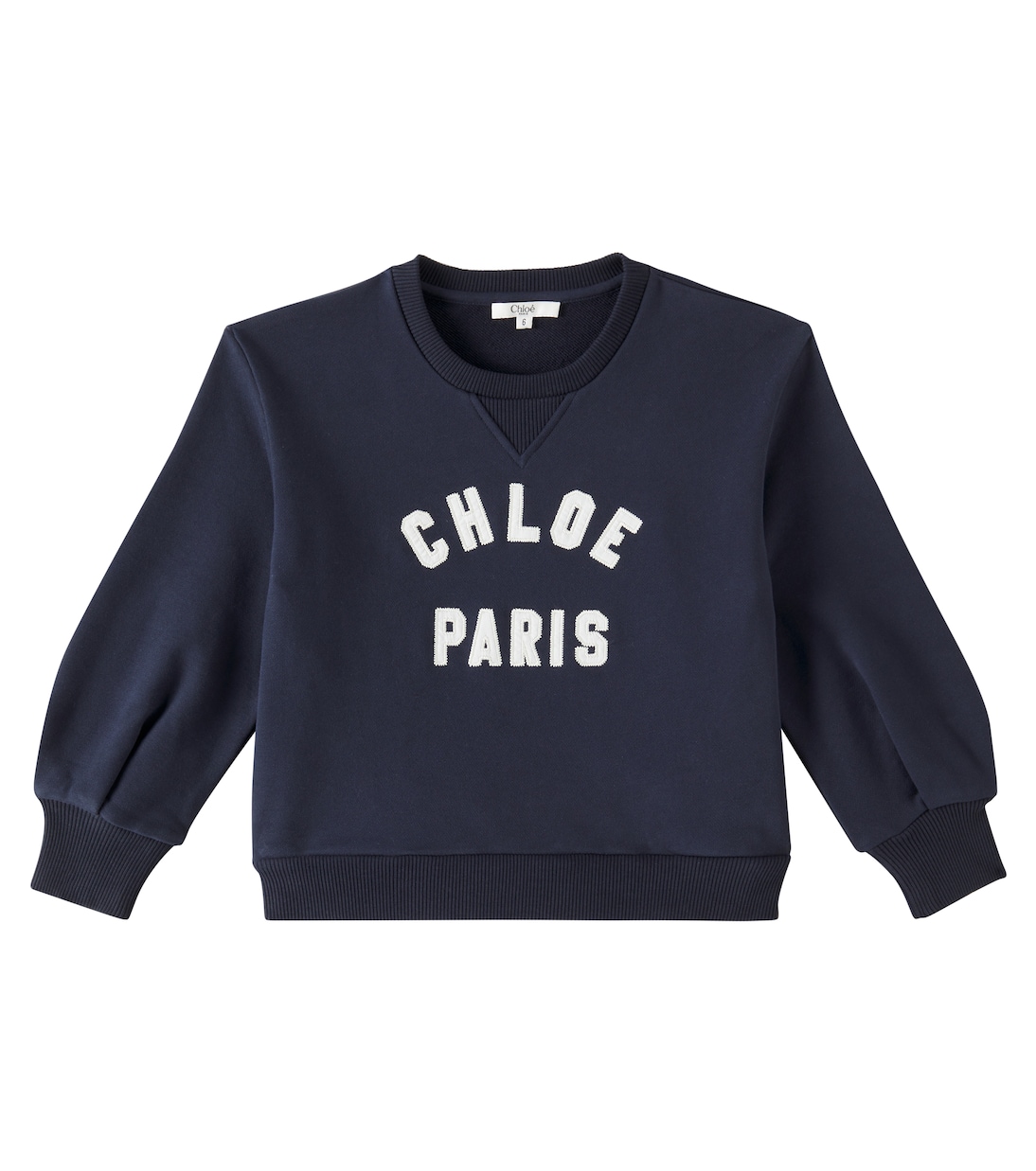 in pile di cotone con logo | Chloé Kids