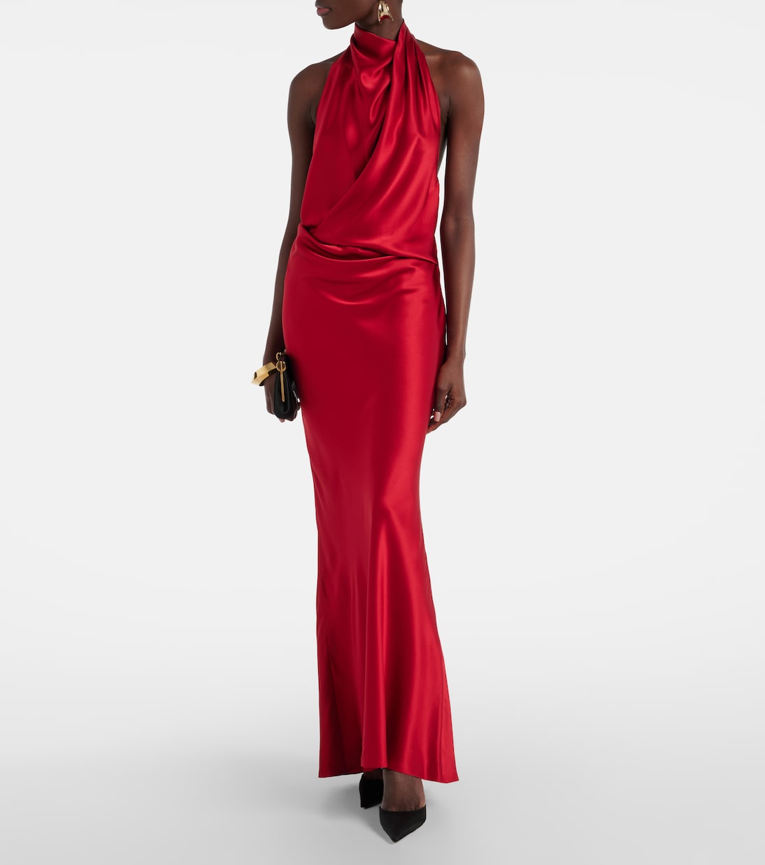 Draped silk gown | The Sei