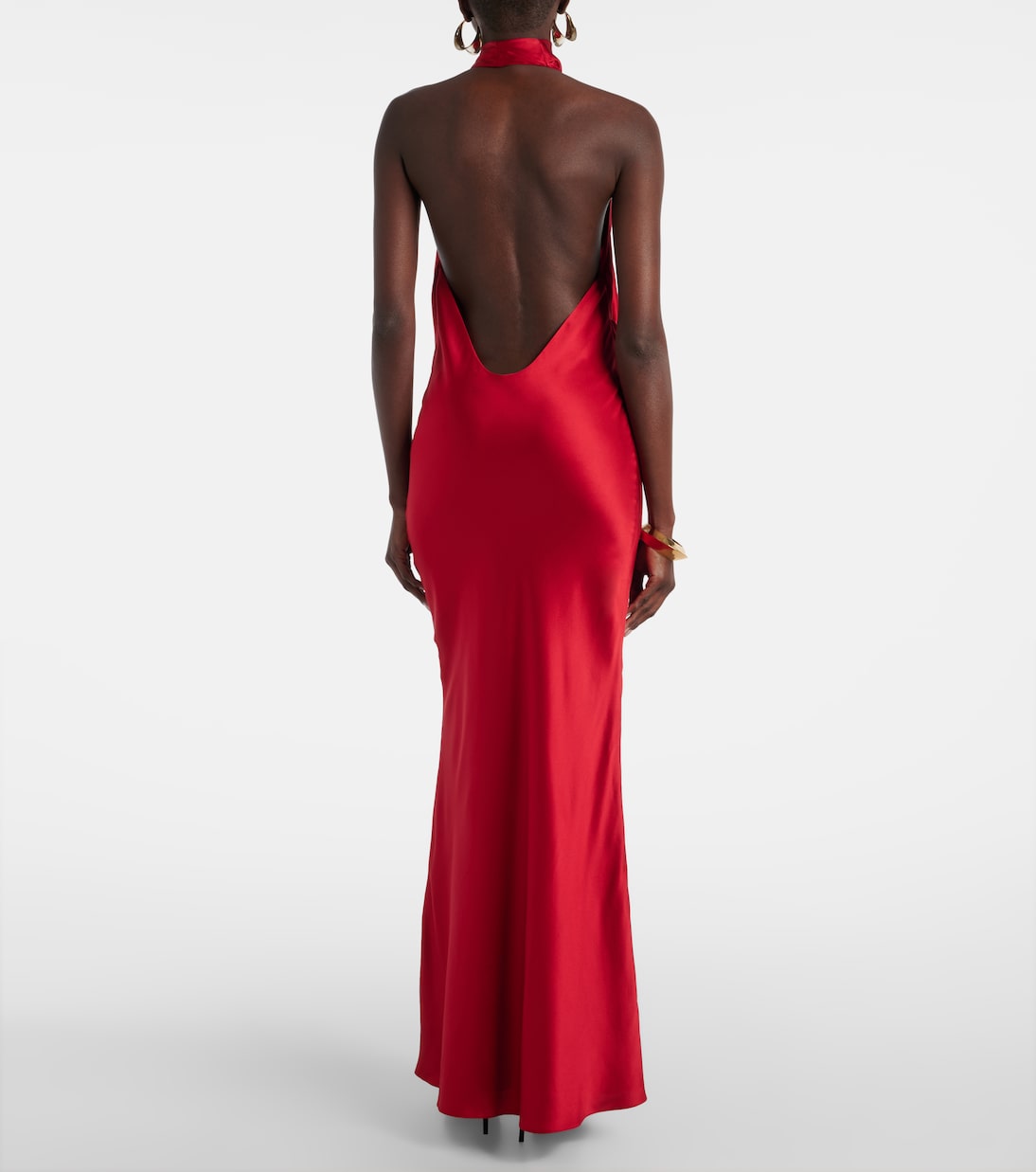 Draped silk gown | The Sei