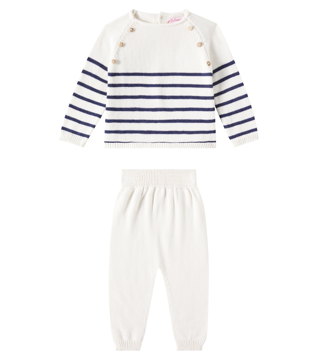 Bébé – Set pull et pantalon Monda en coton | La Coqueta
