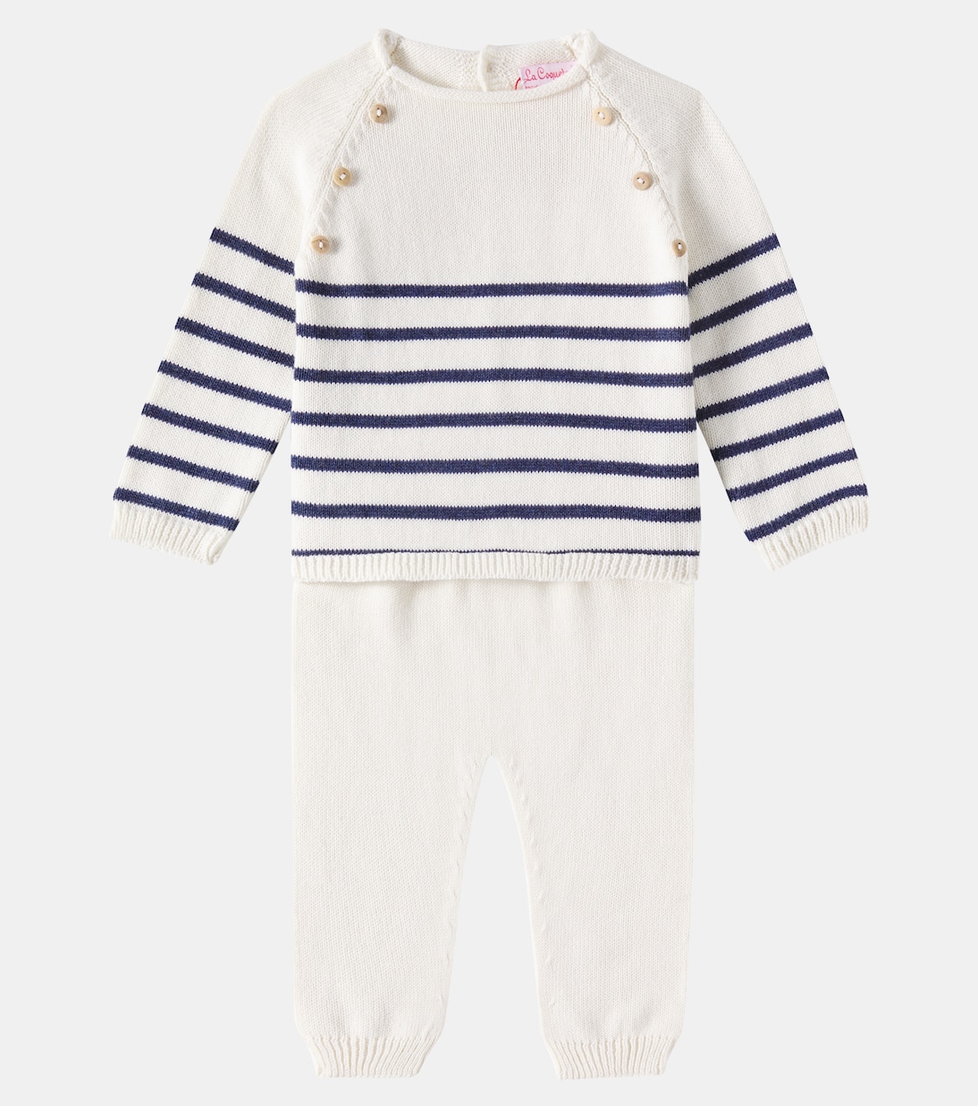 Bébé – Set pull et pantalon Monda en coton | La Coqueta