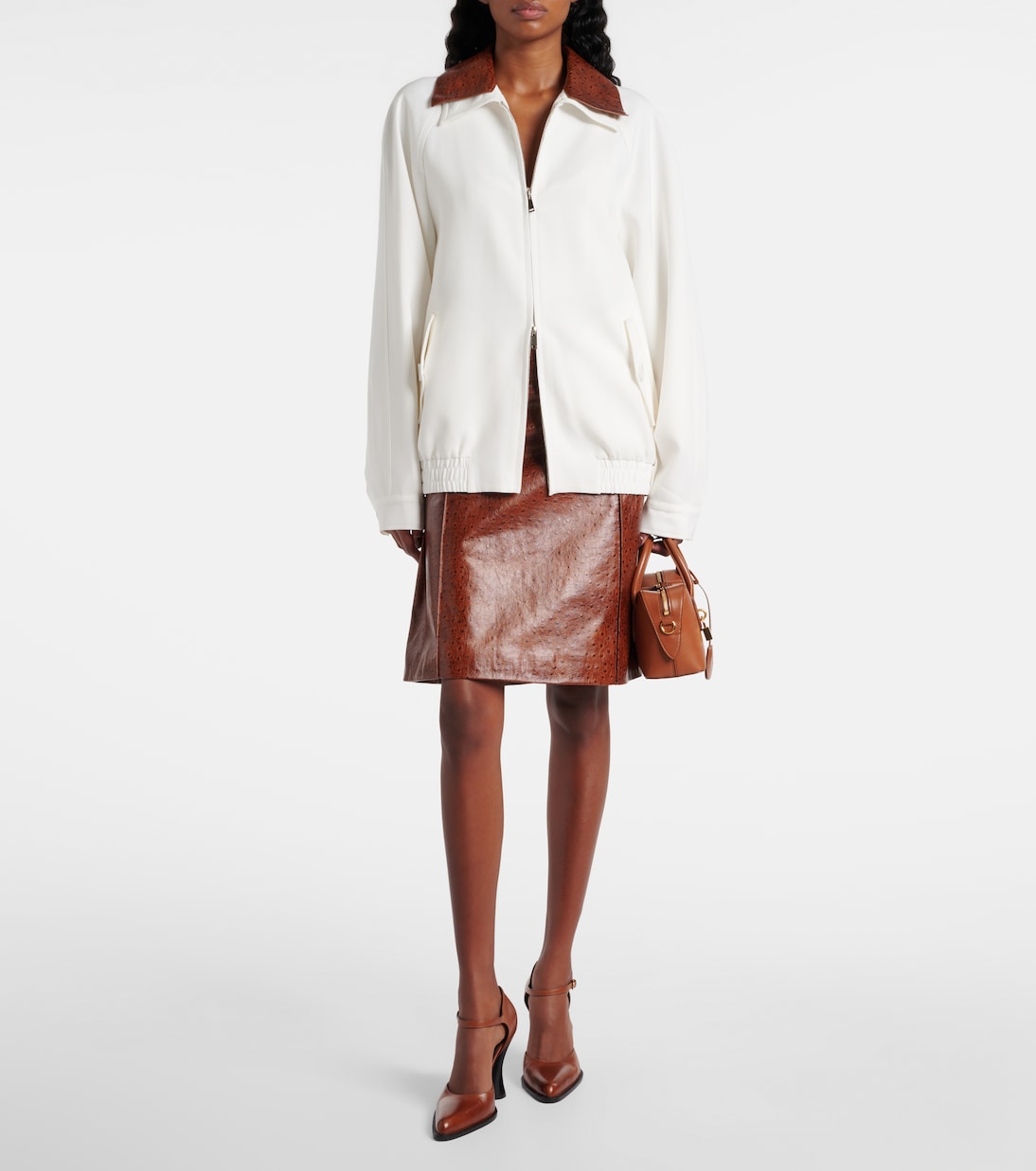 Bomber con pelle | Jacques Wei