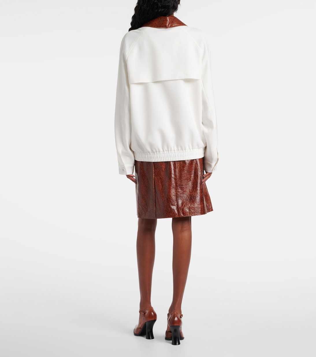 Bomber con pelle | Jacques Wei