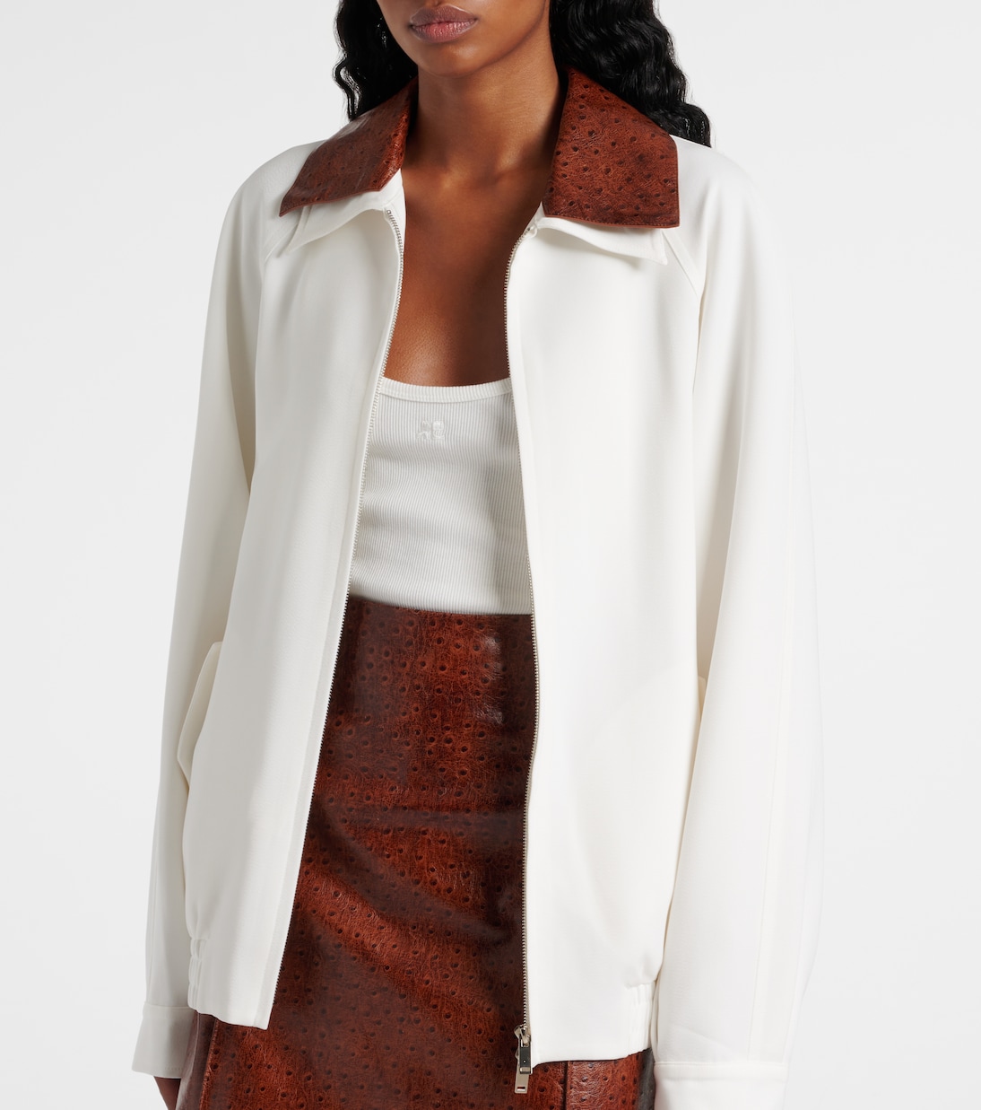 Bomber con pelle | Jacques Wei