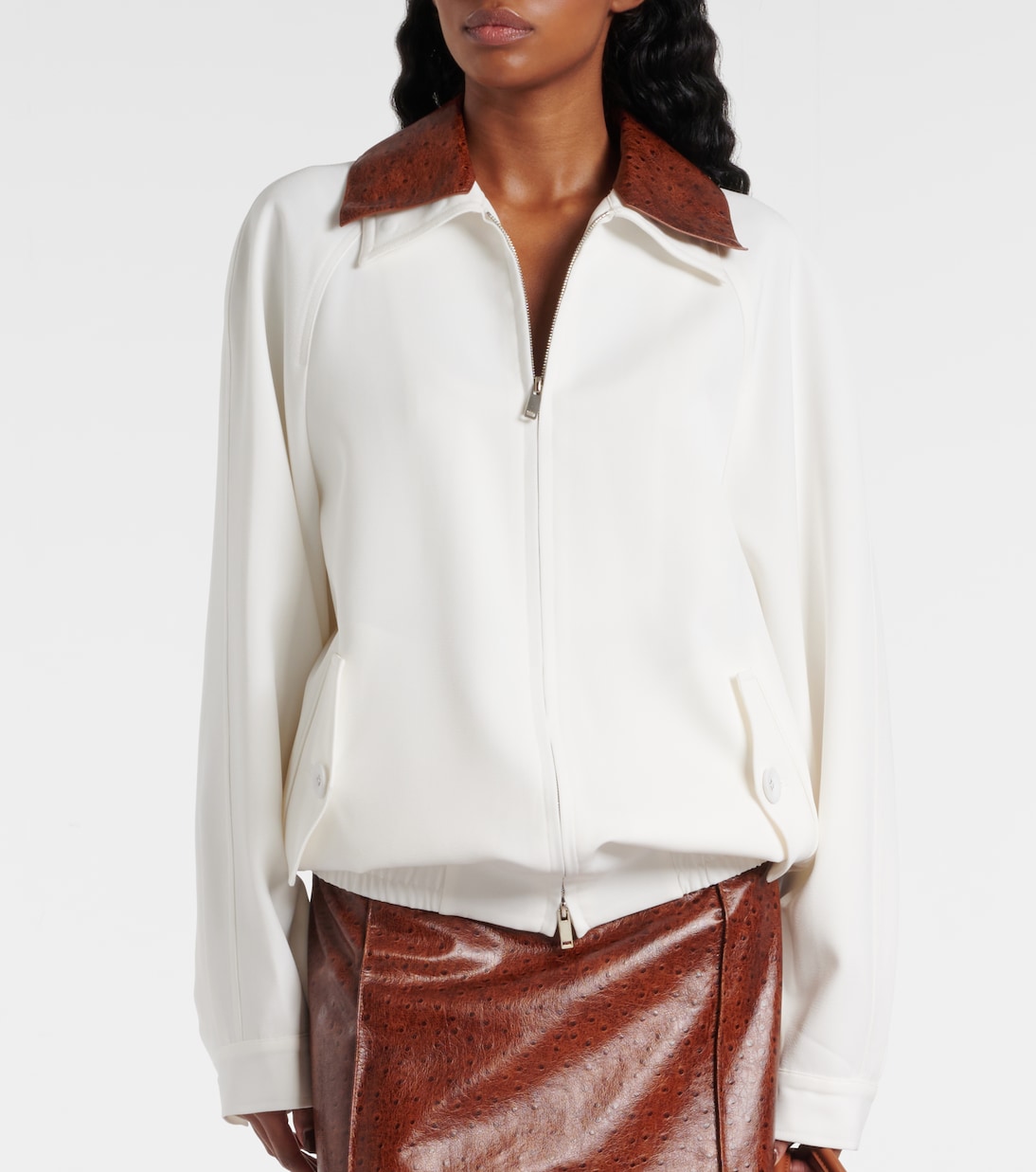 Bomber con pelle | Jacques Wei