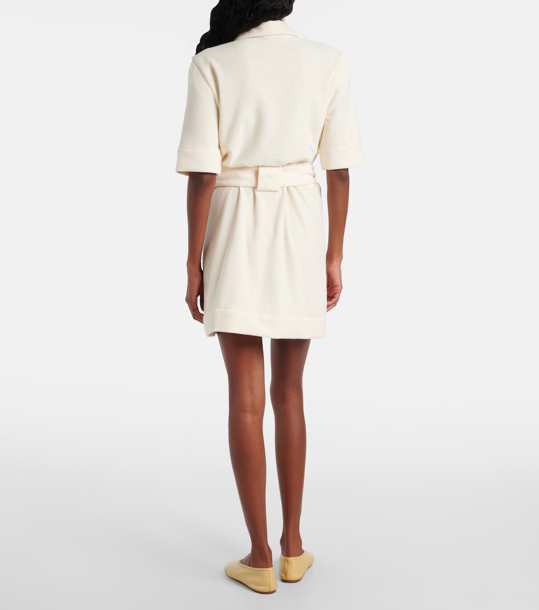Minikleid Terry aus einem Baumwollgemisch | Adriana Degreas