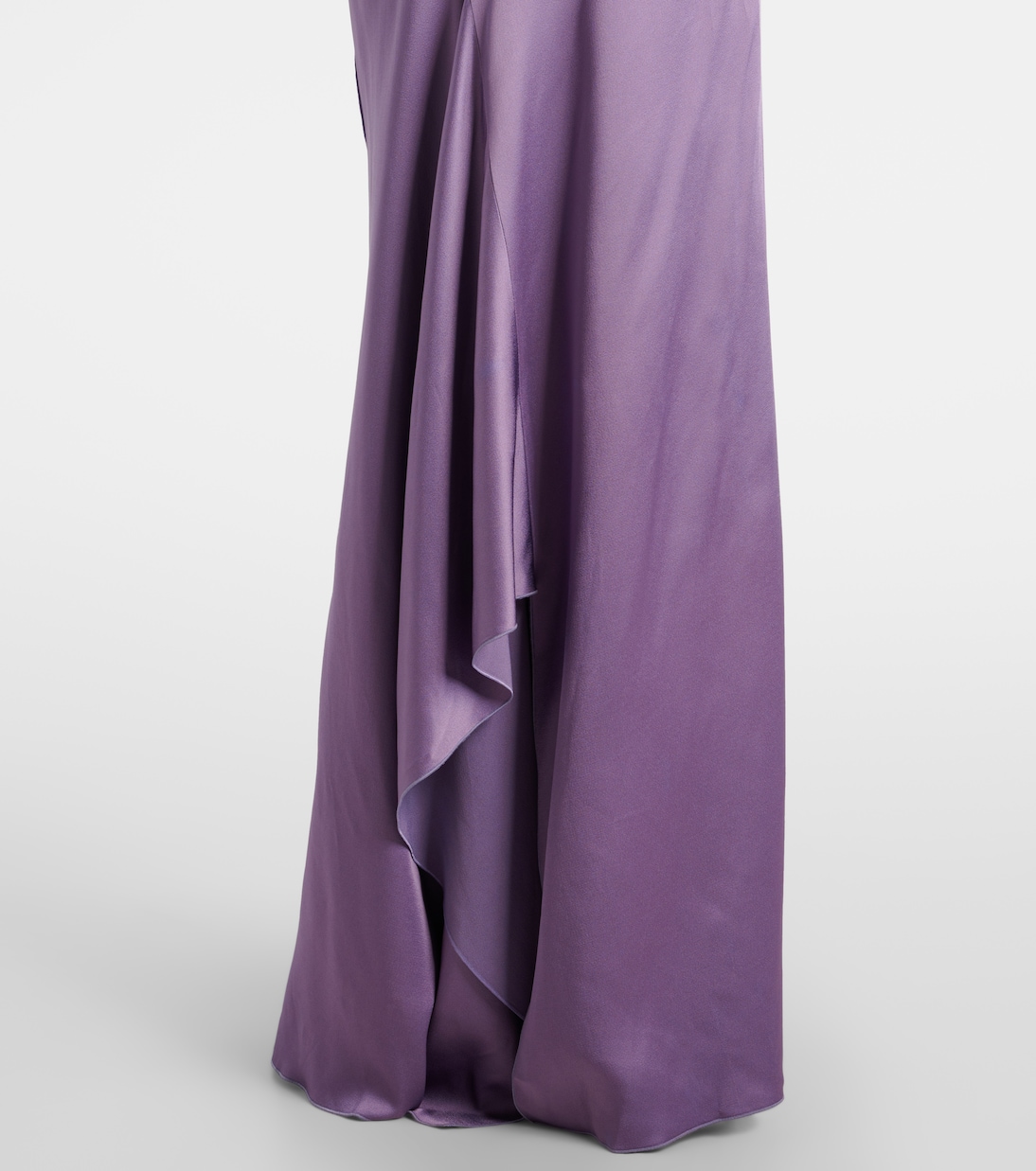 Abito lungo in raso | Victoria Beckham