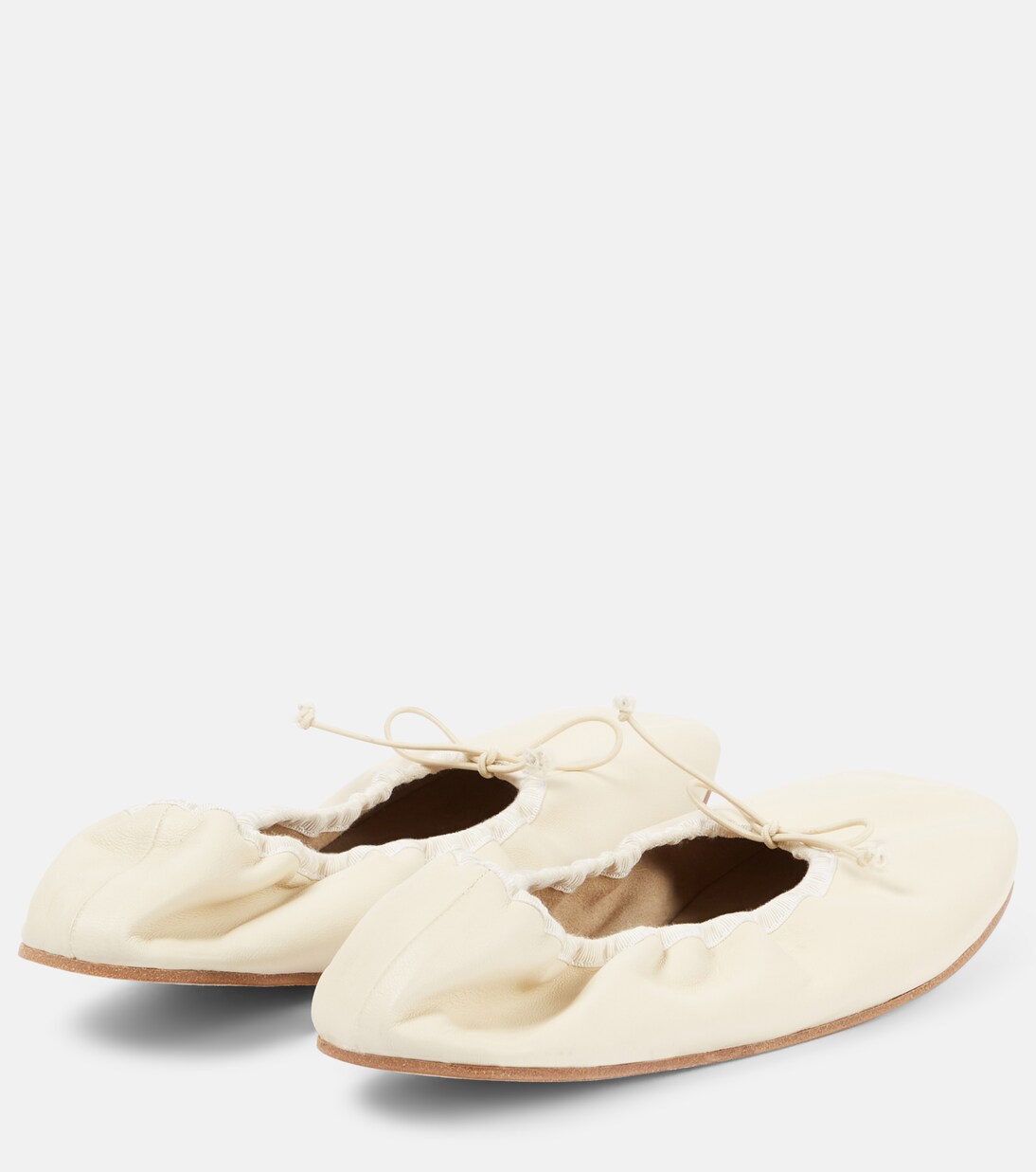 Leather ballet flats | The Row