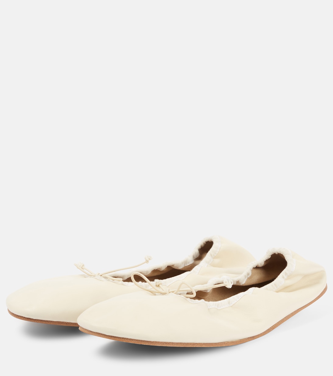 Leather ballet flats | The Row