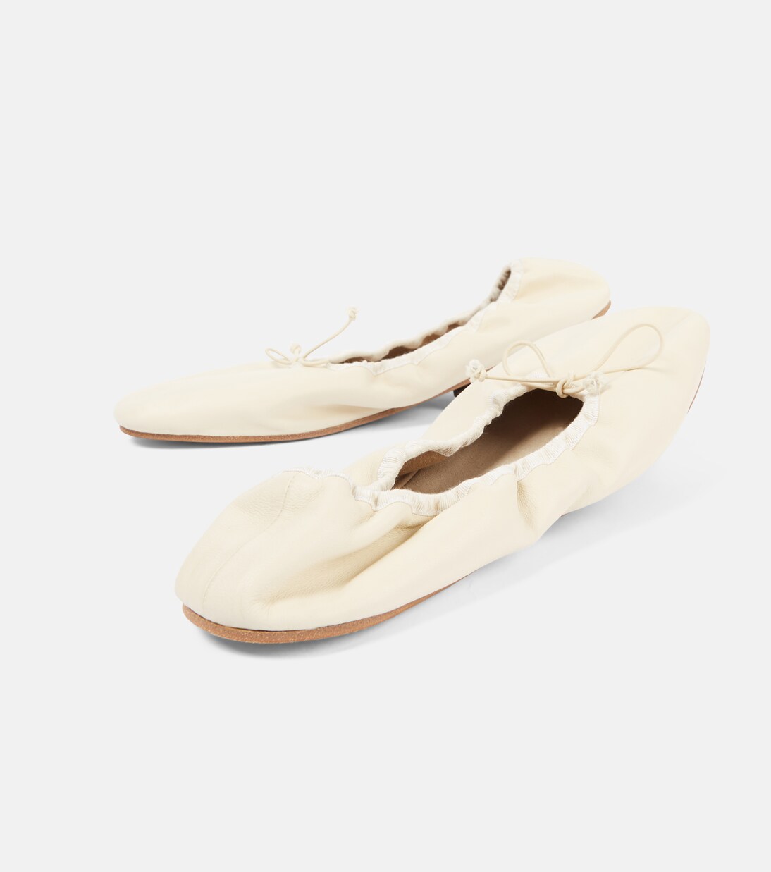 Leather ballet flats | The Row
