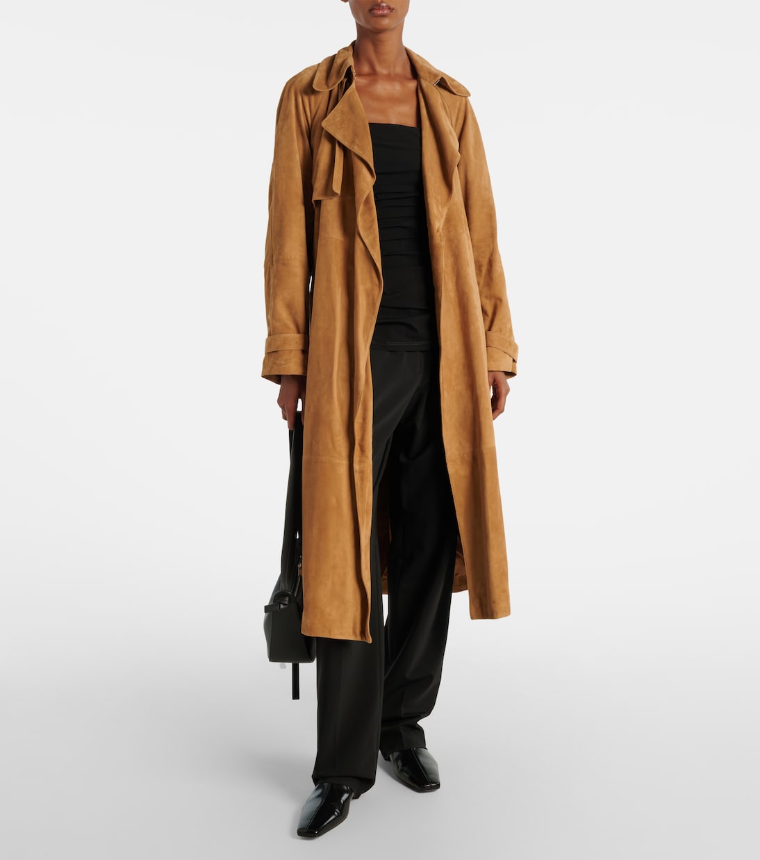 Trench-coat Ramona en daim | Proenza Schouler