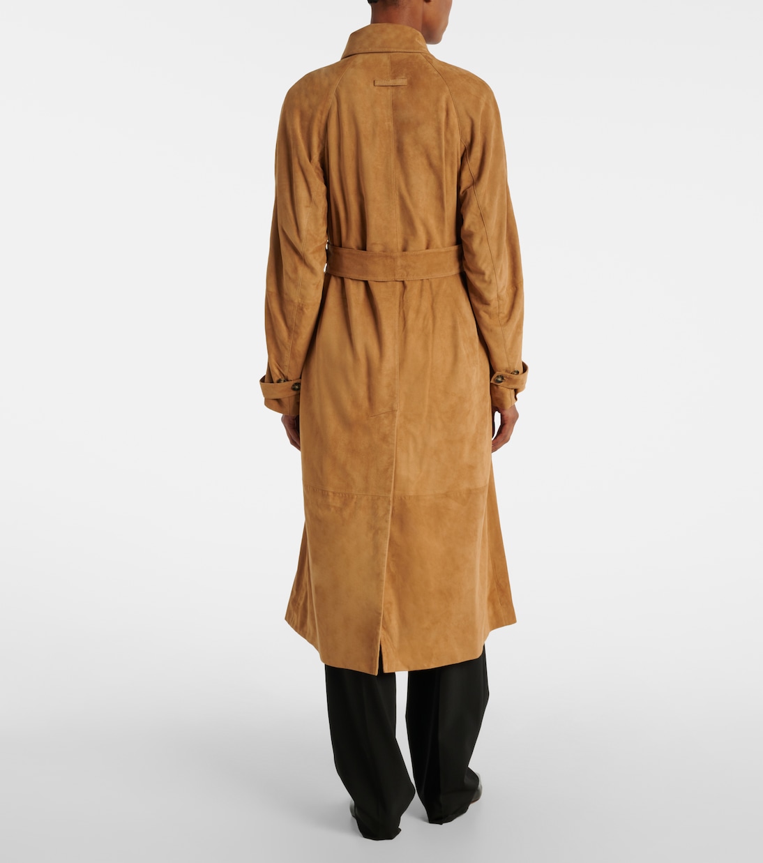 Trench-coat Ramona en daim | Proenza Schouler