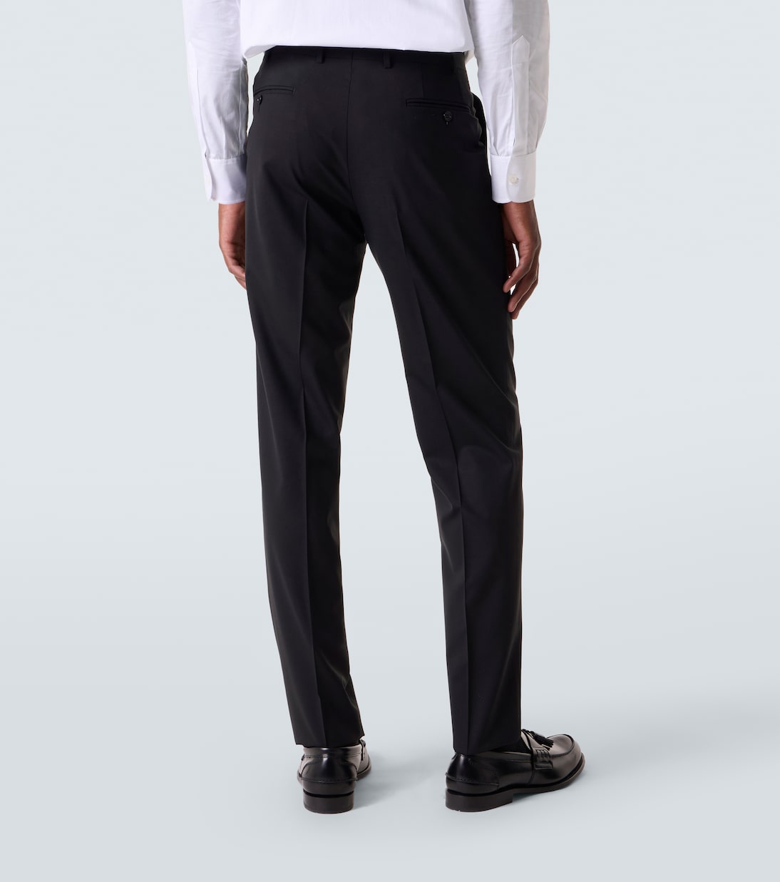 Pantalones slim en mezcla de lana | Canali