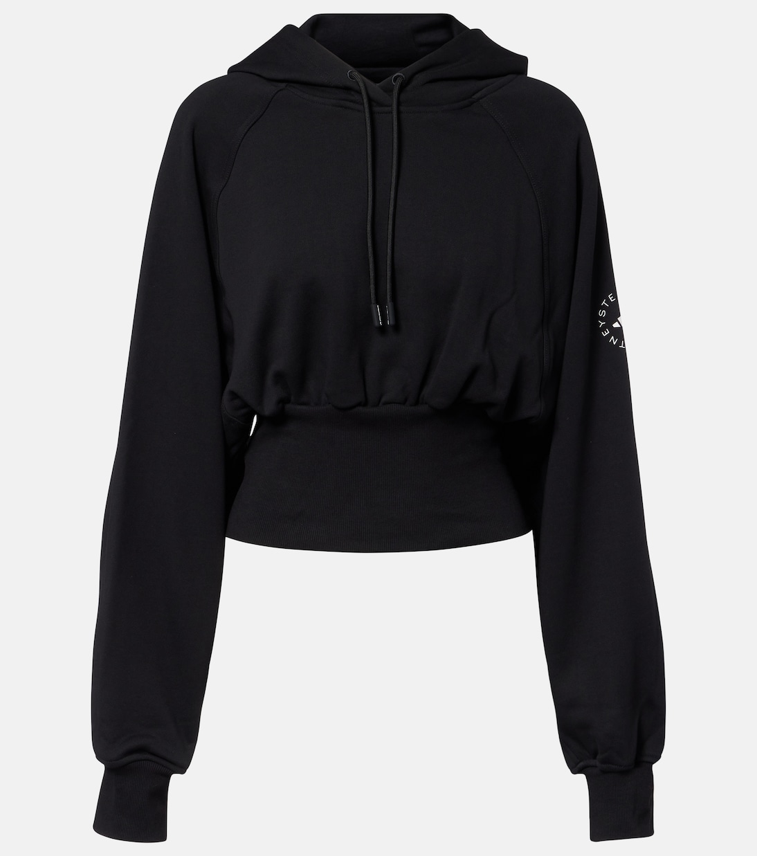 Cropped-Hoodie aus Baumwoll-Jersey | Adidas by Stella McCartney