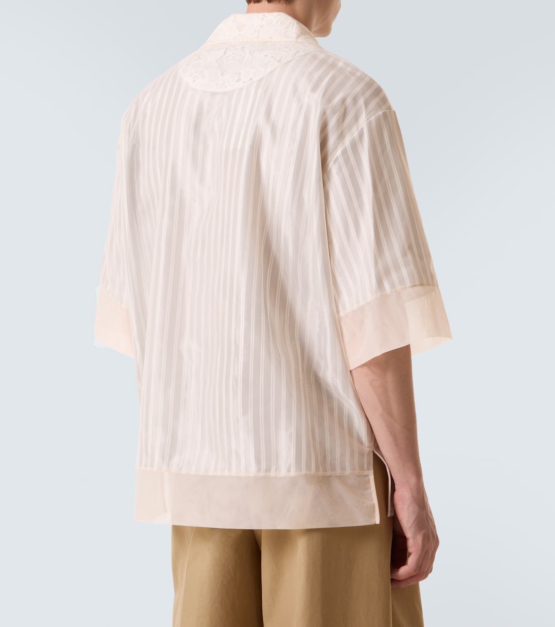 Patchwork lace bowling shirt | Simone Rocha