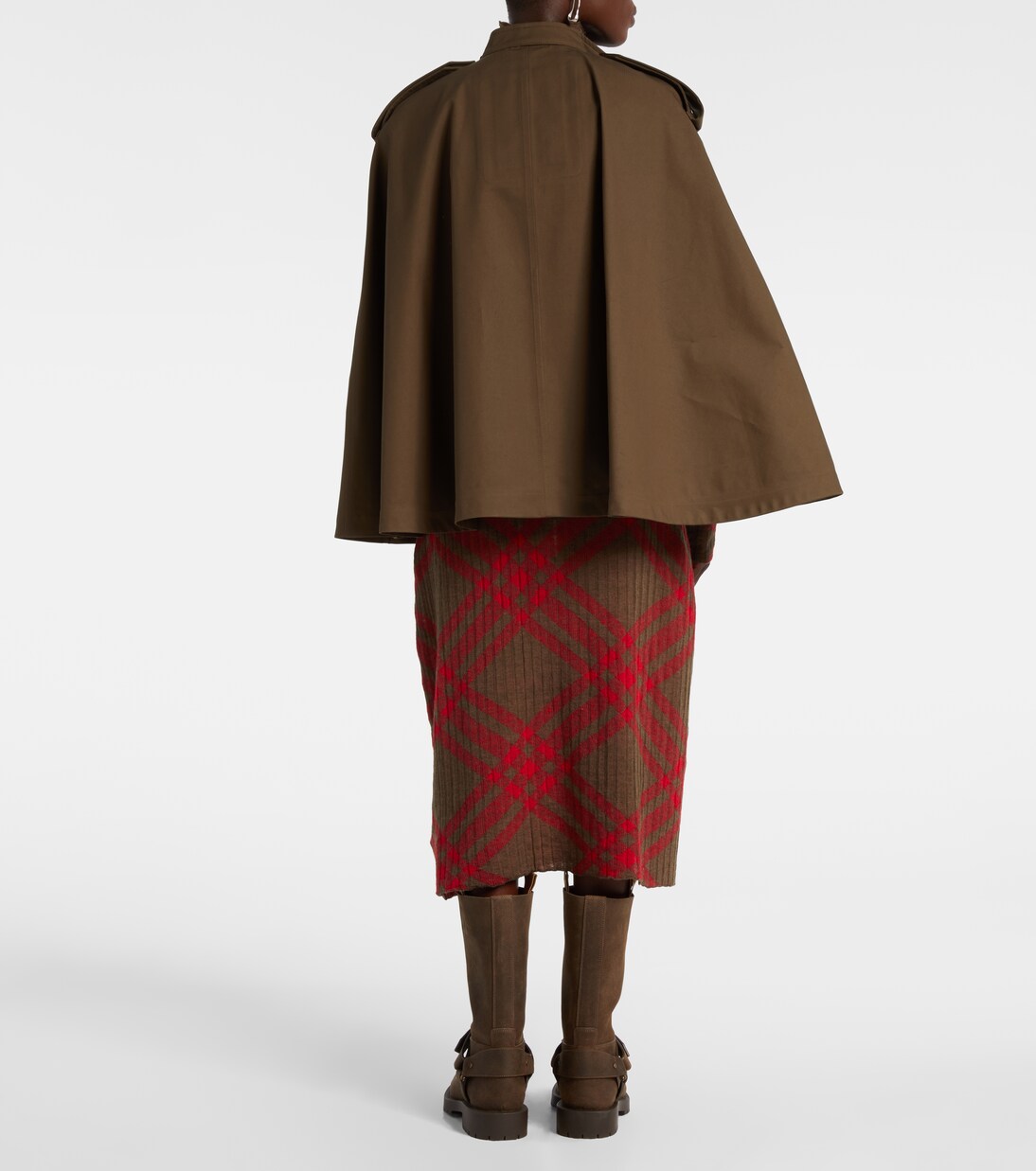 Double-breasted cotton cape | Burberry