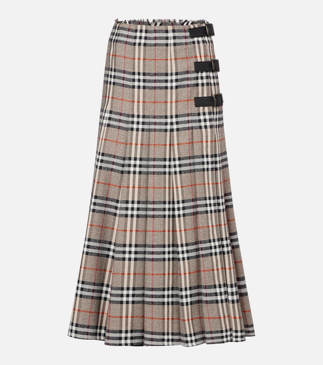 Midirock Burberry Check aus Wolle | Burberry