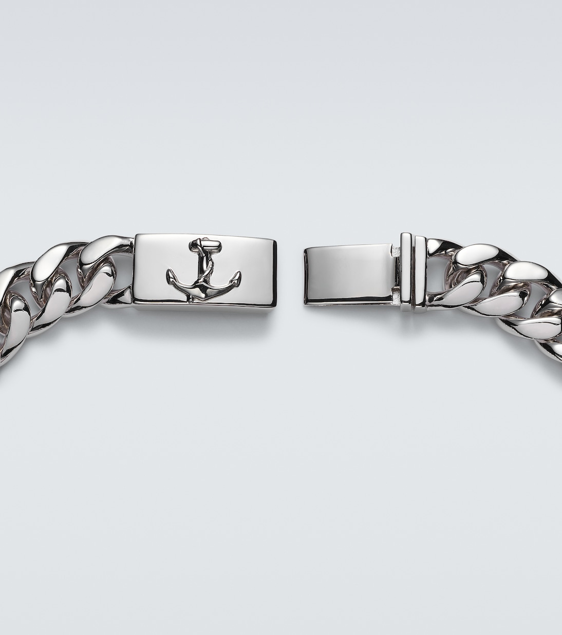 Anchor Lock sterling silver chain bracelet | Mateo