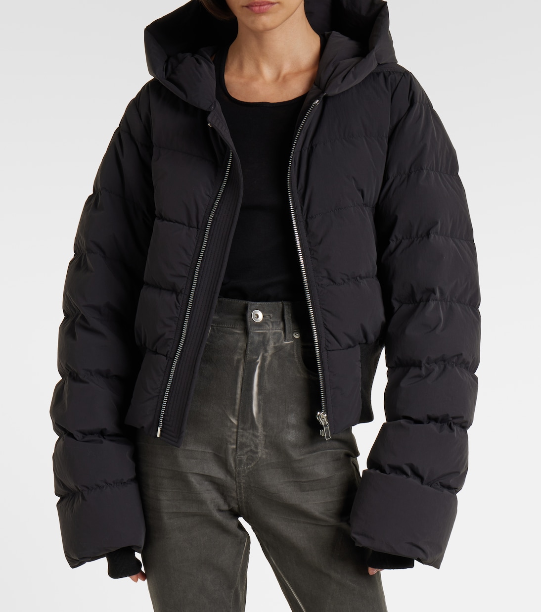 Hooded down jacket | Rick Owens